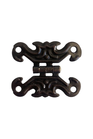 Kelebek Bronz Tavla Menteşesi Mobilya Kutu Menteşesi 4 Adet Bronz En:3cm Boy:2cm