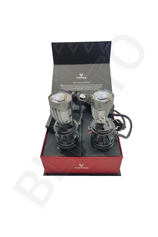 H4 Ultra Mercekli Led Xenon Sökülür Takılır Mercekli 24 Bin Lümen 120w