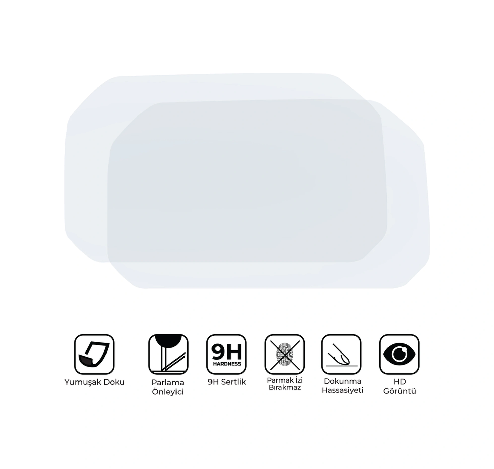 Gp Kompozit Bmw F 900 Xr 2022-2024 Uyumlu Motosiklet Ekran Koruyucu Şeffaf