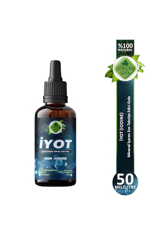 Gökçek Şifa Msm Iyot Msm Iodine 50 ML