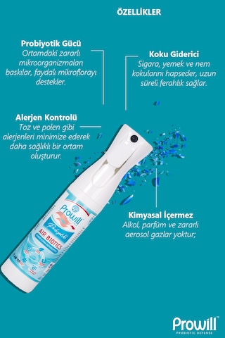 Airbiotics Probiyotikli Mikro Flora Dengeleyici Sprey 300ml + 1l Set