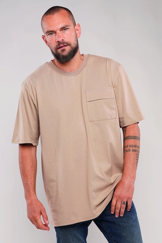 Gabria Katlama Kol Erkek T-shirt Vizon