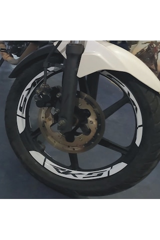 Yeni Özel Motosiklet Jant Şeridi Rks Kalın Sağ-sol/ön-arka