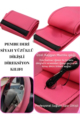 One Vıp Sale Ford Bmax Deri Direksiyon Kılıfı Prime Kalite, Üç Renk Şeritli Spor Dikiş Model:direksiyon-kılıfıvip3650 Çok Renkli