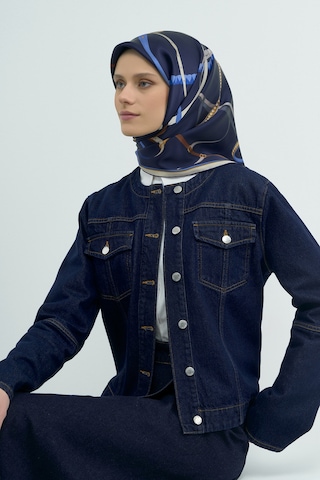 Armine Saf İpek Sura Eşarp-2026 İlkbahar-yaz- 951700d Lacivert