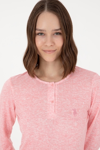 U.s. Polo Assn. Kadın Pembe Pijama Takım 50302755-vr041 Pembe