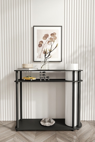 Caprio Dresuar Siyah Lambader Şapka Rengi