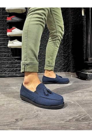 Knack Loafer Erkek Ayakkabı 007 Mavi (539903290) Çok Renkli