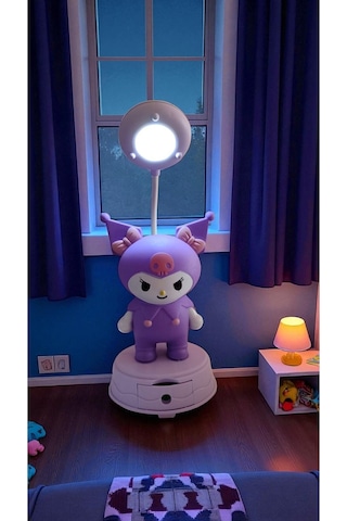 Kuromi Masa Üzeri Kalemtraşlı Gece Lambası 30cm Çok Renkli