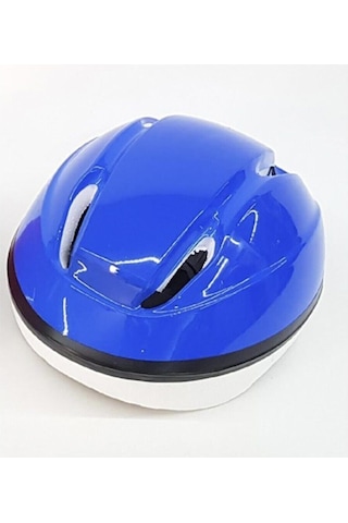 Çocuk Kask Bisiklet Scooter Kaykay Paten Koruyucu Kask Mavi