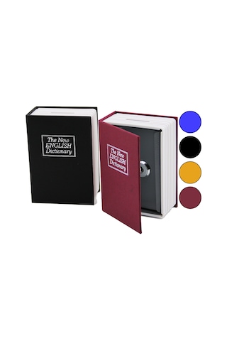 Storeşahin Kitap Modeli Kilitli Kasa 180x115x55 Mm - Gizli Kumbara Shn0720