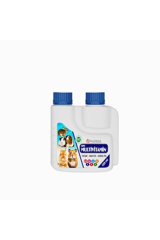 Sıvı Multivitamin Tavşan , Hamster Vb. Kemirgen İçin Parlak Tüy Ve Gelişim 125 Ml
