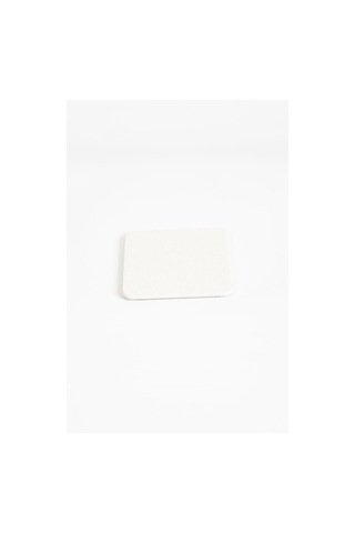 Turgut Office Deri Bardak Altlığı Beyaz 3 Adet Beyaz