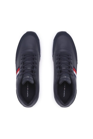 Tommy Hilfiger Tommy Hılfıger Core Eva Runner Corporate Lea Erkek Ayakkabı Fm0fm04397-dw5 Lacivert