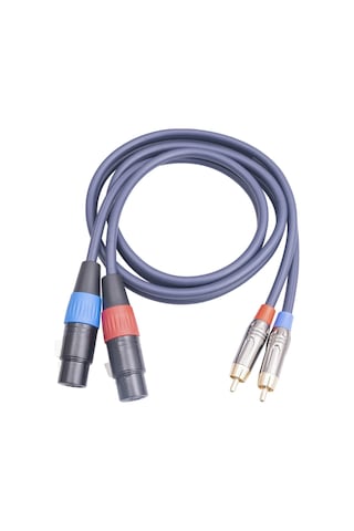 Homyl Xlr - Rca Kablosu Canlı Yayın Için Ses 2-metre