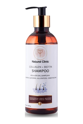 Natural Clinic Collagen + Biotin İçerikli Şampuan 350 ML