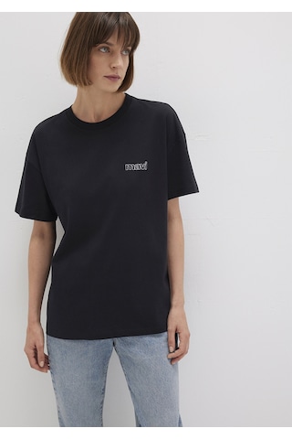 Mavi - Mavi Logo Baskılı Siyah Tişört 1611309-900 Siyah