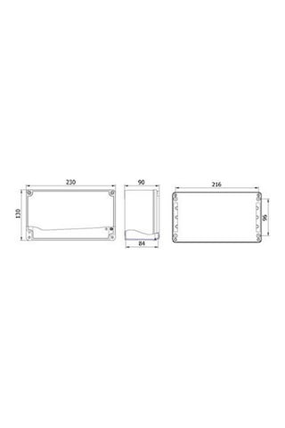 METE ENERJİ 402514 130X230X90 Alüminyum Buat
