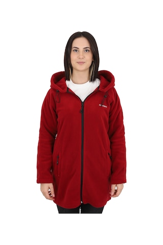 Kadın Kırmızı Polar Ceket - Zenobya Kırmızı