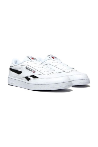 Reebok Club C Revenge 100032883 Erkek Sneaker Ayakkabı Beyaz Siyah 40-45 Beyaz - Siyah