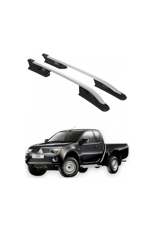 Mitsubishi L200 2006 2007 2008 2009 2010 2011 2012 2013 2014 Portbagaj Tavan Çitası Gri