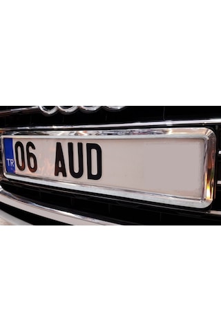 Yeni Nesil Krom Plakalık 2 Adet Krom Plaka Altlığı 299684613