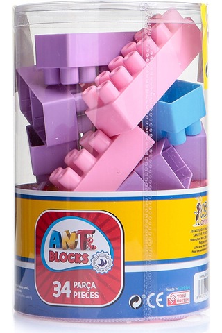 Asya Oyuncak Ant Block Pastel 34 Parça