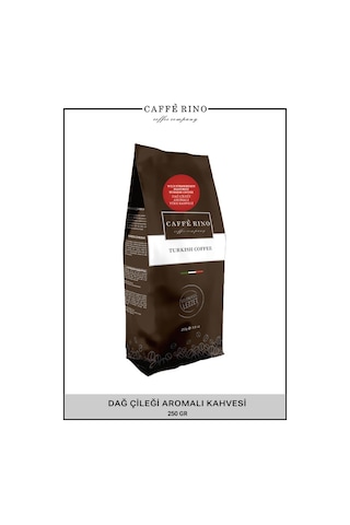 Caffe Rino Türk Kahvesi Dağ Çileği Aromalı 250 G