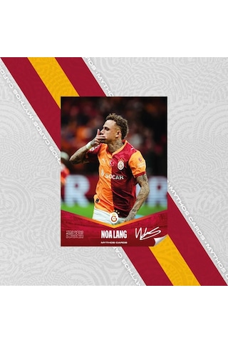 Galatasaray X Juventus - Noa Lang İmzalı Statik Poster
