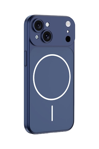 Apple Uyumlu iPhone 15 Kılıf M-safe Şarj Özellikli Kamera Korumalı Kapak Spark Turuncu