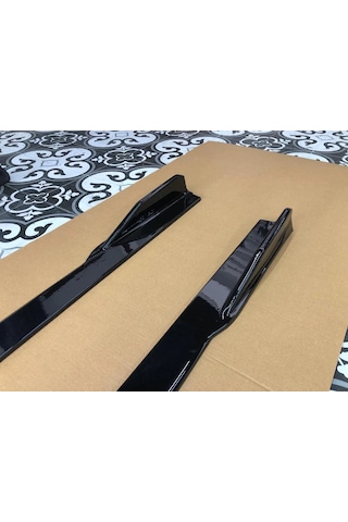 Üniversal Kanatlı Marşpiyel Lipi Bıçağı Parlak Siyah 194 Cm