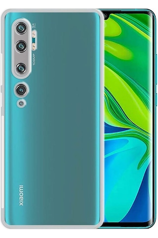 Adige Xiaomi Mi Note 10 Kılıf Kamera Korumalı Süper Silikon