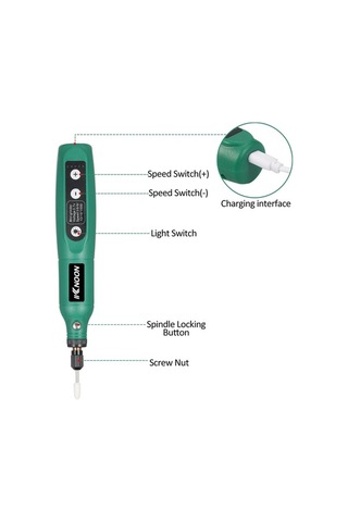 Didadodo 5 Hızlı Kablosuz Döner Alet - 50 Aksesuarlı Çok Amaçlı Dıy Ve Evcil Hayvan Tırnak Bakımı, Küçük Evcil Hayvanlar İçin Uygun