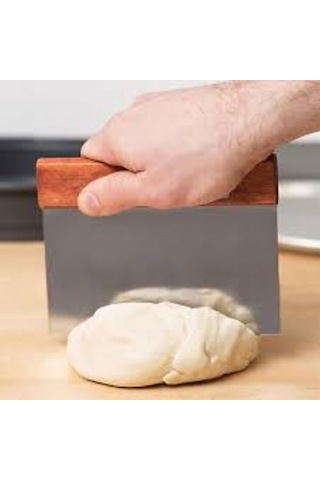 Ahşap Saplı Hamur Kesici Spatula