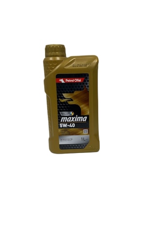 Petrol Ofisi Maxima 5W-40 Tam Sentetik Motor Yağı 1 L