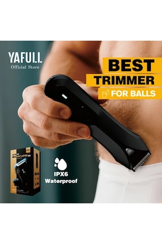 Dashanshop 1 Takım Yafull Yüksek Kalite Erkek Vücut Tıraş Makinesi Black Hassas Bölgeler İçin Ekstra Açık Bej Koruma Top Kesici Tip-c Şarj Kasık Ve Vücut Trimmer Değiştirilebilir Seramik Bıçaklar Usb Şarj Ve Taşıma Çantası