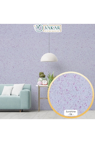 Vakar Premium Canli Siva Sunshine 06 2kg Paket BEYAZ ZEMiN FUŞYA DESEN