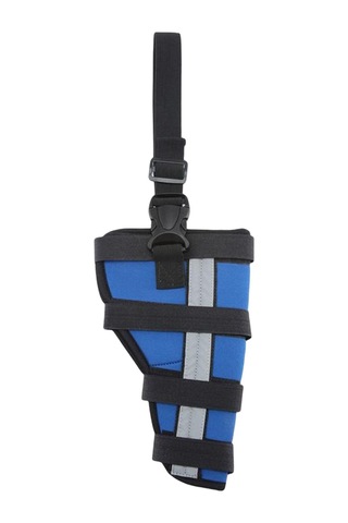 Homyl Pet Köpek Bacak Brace Arka Sıkıştırma Wrap M-mavi