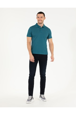 Pierre Cardin Erkek Zümrüt Basic Tişört 50262665-vr055 Yeşil