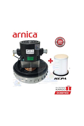 Arnica Bora 3000 4000 5000 Elektrikli Süpürüge Motor + Filtre