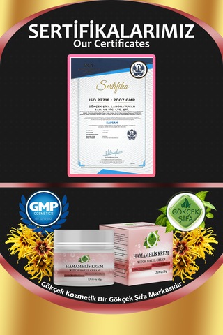 Gökçek Şifa Hamamelis Krem 50 ML