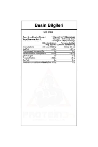 Creatine Creapure 500 Gr