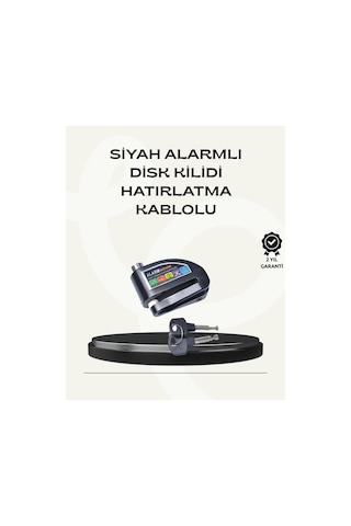 Çift Modlu 110db Alarmlı Disk Kilidi Suya Dayanıklı Çok Renkli