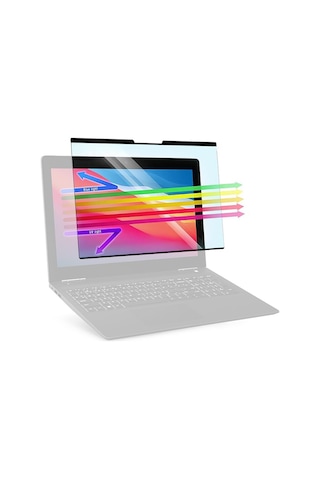 Vkemall 12.5 İnç 16:9 Dizüstü Bilgisayar İçin Manyetik Pet Mavi Işık Engelleyici Ekran Koruyucu 0.45mm