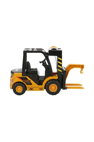 Maxx Wheels Sürtmeli Forklift Oyuncak Şantiye Araç Seti