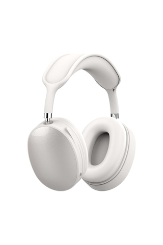 Başa Takılan Bluetooth Kulaklıklar Uzun Ömrü Katlanır Mikrofon Oyun Kulaklıkları Yüksek Ve Kulaklara Basmaz White