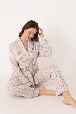 Nbb Kadın Kırmızı Sabahlık Pijama Takım Kırmızı