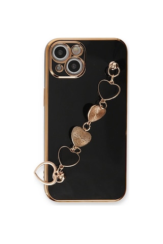 Northcity Apple Uyumlu Apple iPhone 14 Kılıf Esila Silikon - Siyah