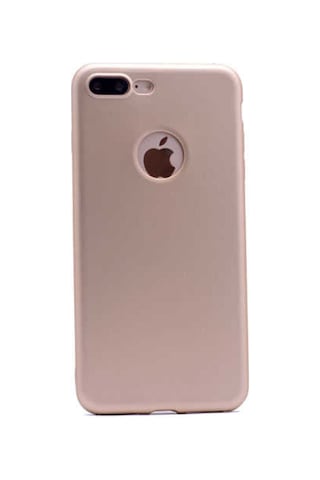 Apple Uyumlu iPhone 7 Plus Kılıf Zore Premier Silikon Kapak Gold