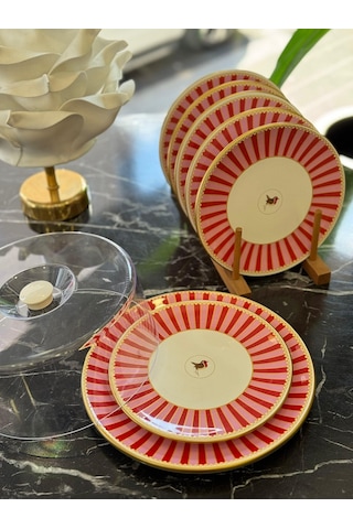 8 Parça Pink Bird Kek Fanuslu Pasta Seti-4944 Çok Renkli